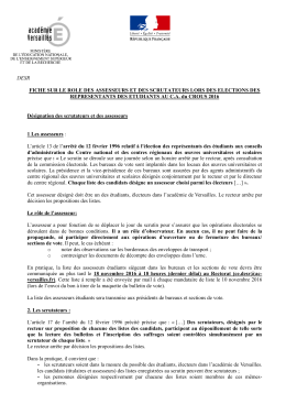 Fiche explicative "Assesseurs"