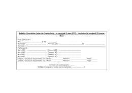 Bulletin d`inscription - Site de la CMCAS Tours