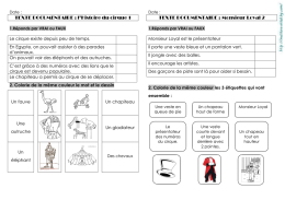 TEXTE DOCUMENTAIRE : l`Histoire du cirque 1 TEXTE