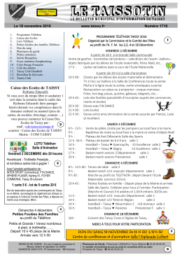 n° 1716 du 18 novembre 2016
