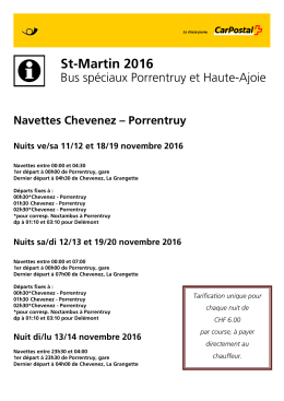 St-Martin 2016 - Jura Tourisme