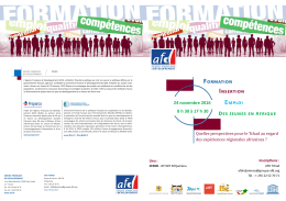 Formation Emploi des Jeunes en Afrique Insertion