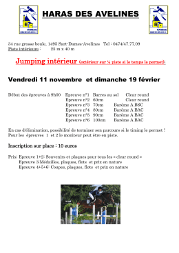 Haras des avelines 2016 concours hivernaux