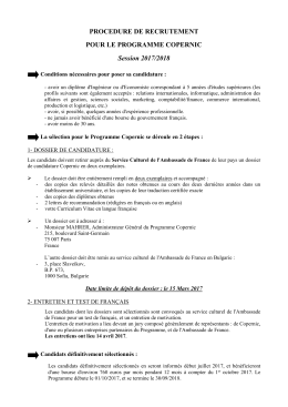 procedure de recrutement - Institut Fran&ccedil;ais de Bulgarie