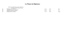 La Plume du Highstone