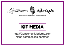 kit media - Gentleman Moderne