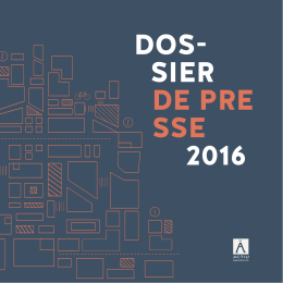 Dossier de Presse