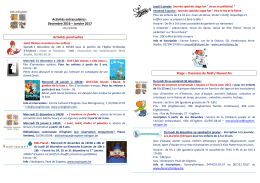 Activit&eacute;s d&eacute;cembre 2016-janvier 2017 - Ecole Saint-Vincent-de-Paul