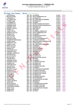 FFN - R &eacute; sultats - AOT