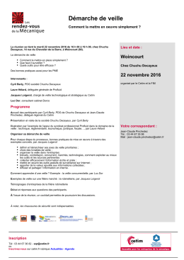 Pdf de la rencontre : Rencontre n&deg;9