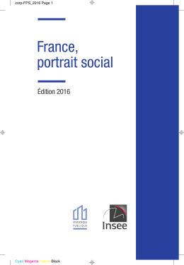 Chaque ann&eacute;e l`Insee publie son &laquo; portrait