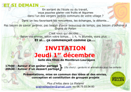 Invitation - Commune de Montbrun