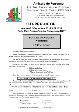 diffusion-fete-de-lamitie-2016 - Amicale du Personnel du Centre