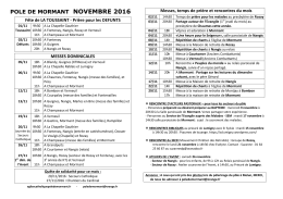 agenda de novembre 2016