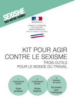 KIT - Ministère du Travail, de l`Emploi, de la Formation professionnelle