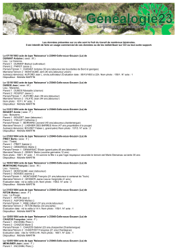 Commune/paroisse de 23040-Celle-sous