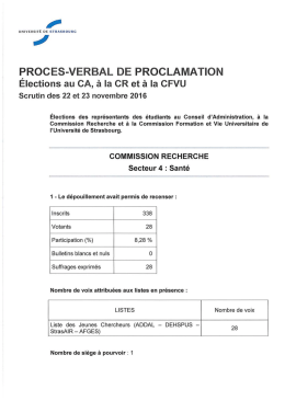 proces-verbal de proclamation