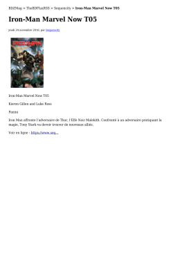 Iron-Man Marvel Now T05