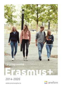 Dépliant d`information Erasmus+