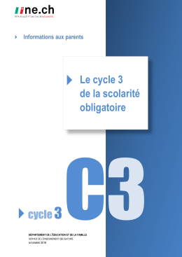 Cahier d`information