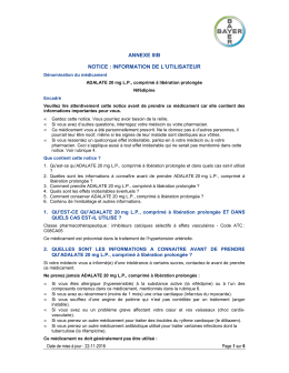 annexe iiib notice : information de l`utilisateur