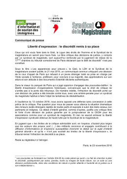 CP discredit relaxe