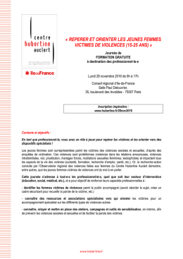 Télécharger le programme - Centre Hubertine Auclert
