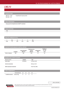 LNG IV - Lincoln Electric