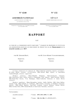 rapport - Assemblée nationale