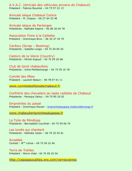Associations de loisir