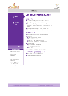 les drives alimentaires
