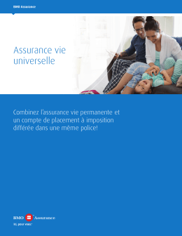 Comprendre l`assurance vie universelle