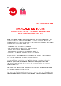 madame on tour