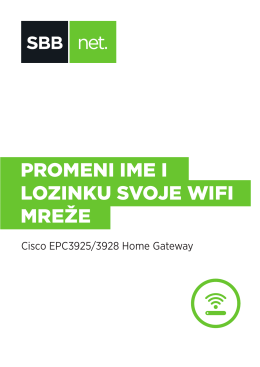 Promeni ime i lozinku svoje WiFi mreže