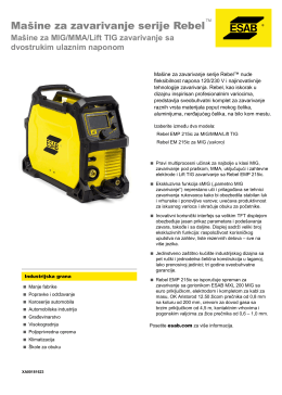 Esab promocija REBEL 215