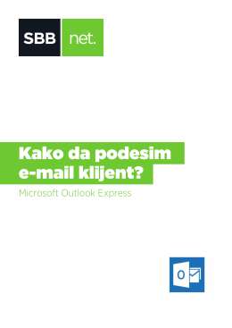 Kako da podesim e-mail klijent Microsoft Outlook Express?