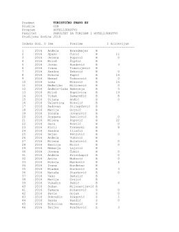 PDF - Fakultet za turizam i hotelijerstvo