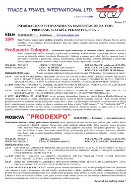 STRUCNO STUDIJSKO PUTOVANJE U AMSTERDAM NA