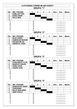 II Otvoreni turnir