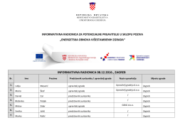 informativna radionica 08.12.2016., zagreb