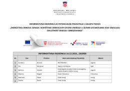informativna radionica 14.12.2016., zagreb