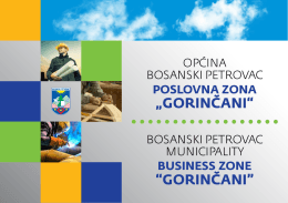 gorinčani - Općina Bosanski Petrovac