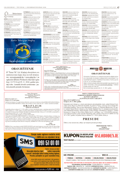 presudu - Oslobođenje