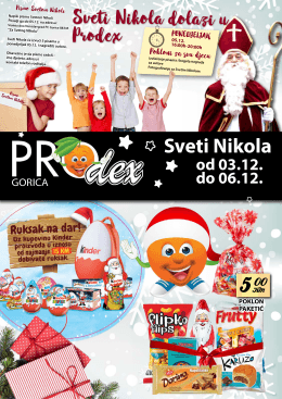 Sveti Nikola dolazi u Prodex