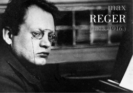 I. Peteh: Max Reger