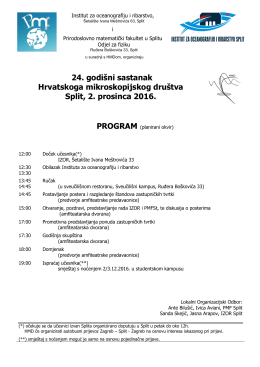24. godi&scaron;ni sastanak Hrvatskoga mikroskopijskog dru&scaron;tva Split, 2