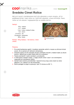 Svedske Cimet Rolice