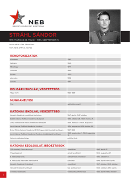 STR&Aacute;HL S&Aacute;NDOR