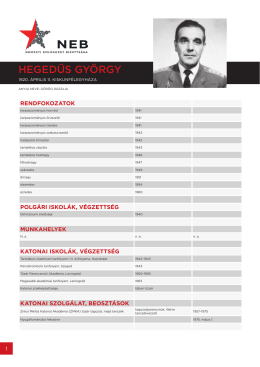 HEGEDŰS GY&Ouml;RGY