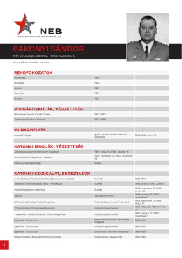 BAKONYI S&Aacute;NDOR